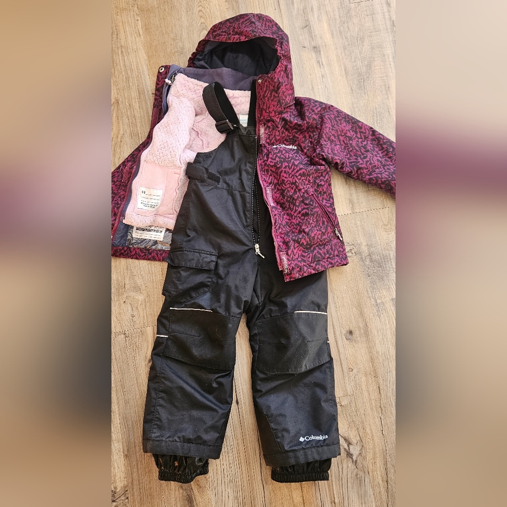 Kids columbia snow set